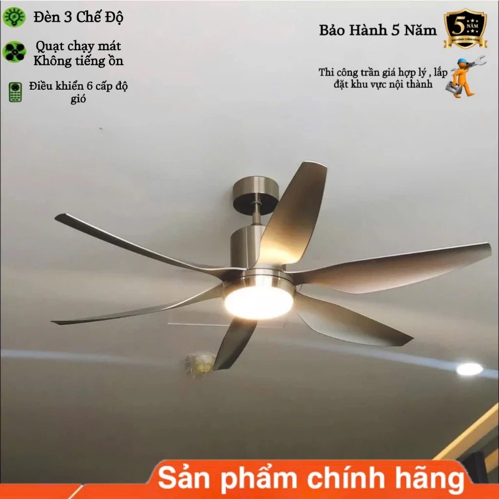 Quạt Trần Đèn 6 Cánh 8585 2