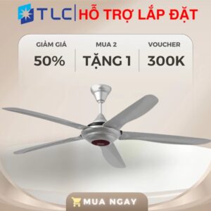 Quạt Trần ECOFAN Ruby TLC 5 Cánh ABS-6