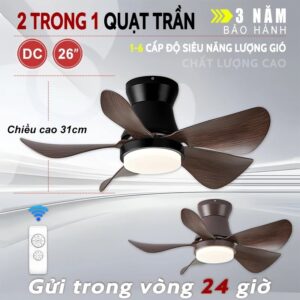 Quạt Trần Gogeous 66cm