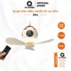 Quạt Trần Mini Có Điều Khiển Sạc Điện D01